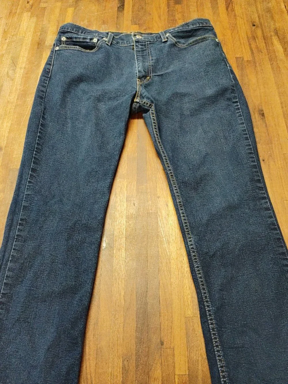Levi's 511 Slim Fit Denim Jeans Men's 36x32 Dark Hollow Wash Workwear Stretch